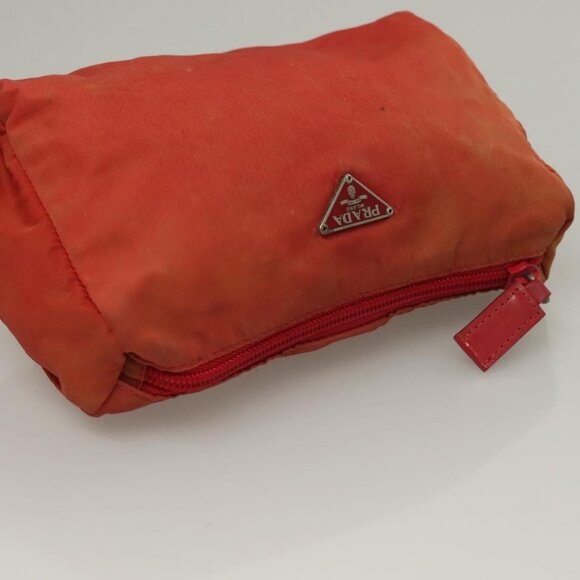 PRADA Pouch Nylon 2 Set Pink Red Auth bs28039 - Picture 5 of 15